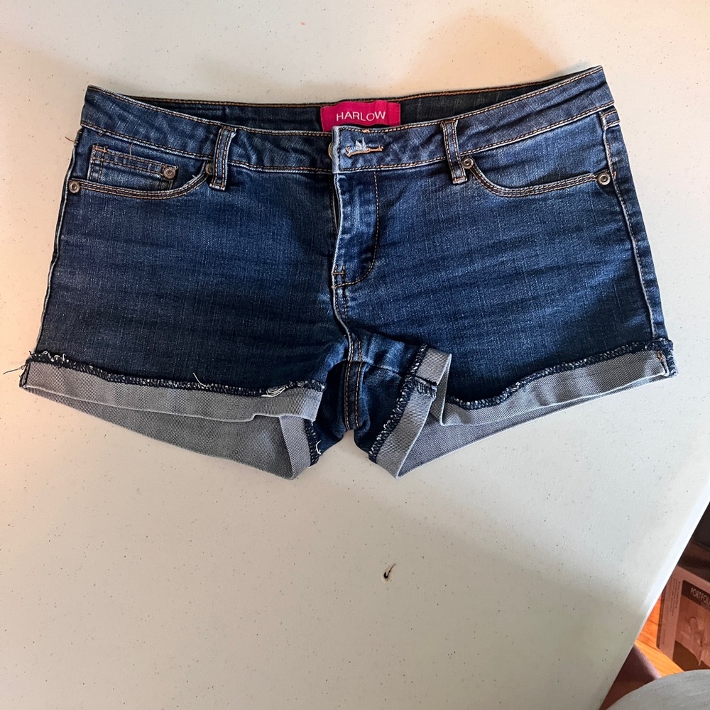 Harlow Blue Jean Shorts Classic Style